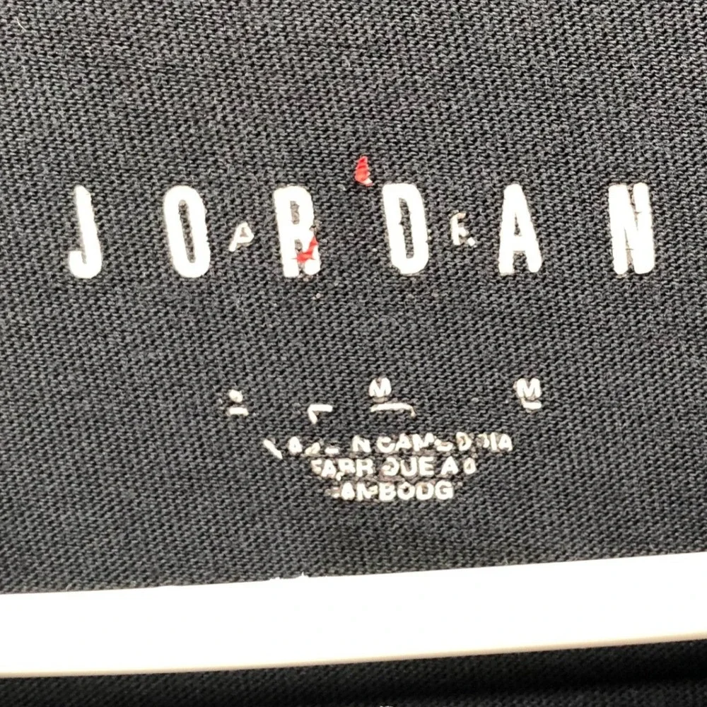 Air Jordan New York Graphic Tee Mens M Black Short Sleeve Cotton Jumpman Shirt